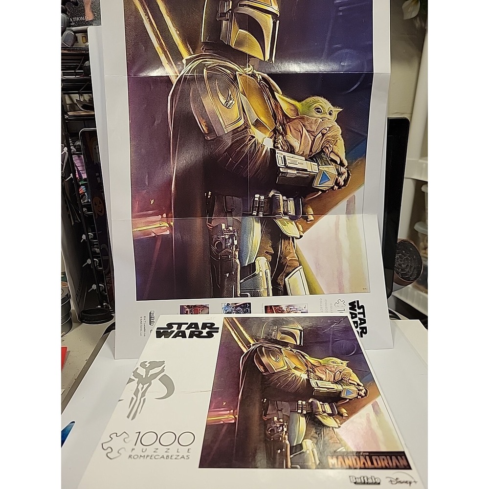 Star Wars Mandalorian‎ Child 1000 Pieces Jigsaw Puzzle - Disney Artwork Color